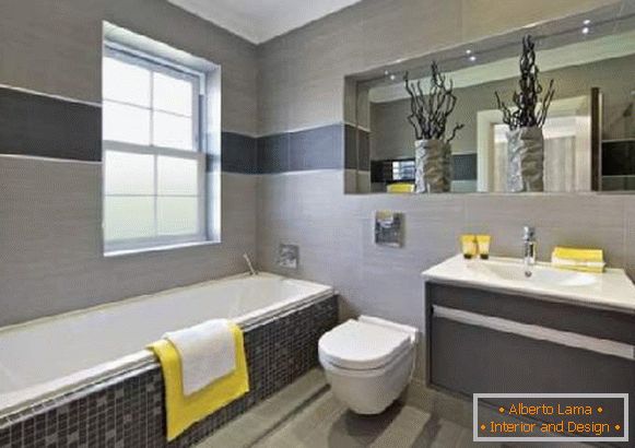design of a large bathroom with a window, photo 50