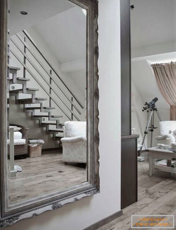 Large mirror for the hallway