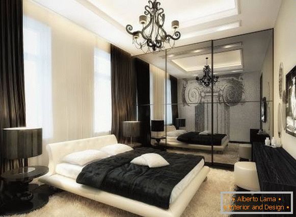 Design bedroom private house in the style of luxury