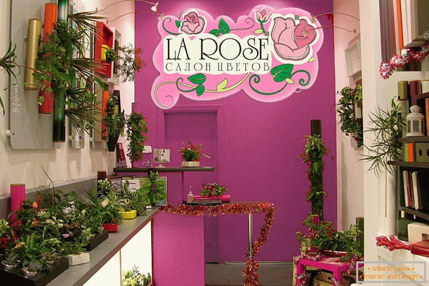 Flower shop in Art Nouveau style