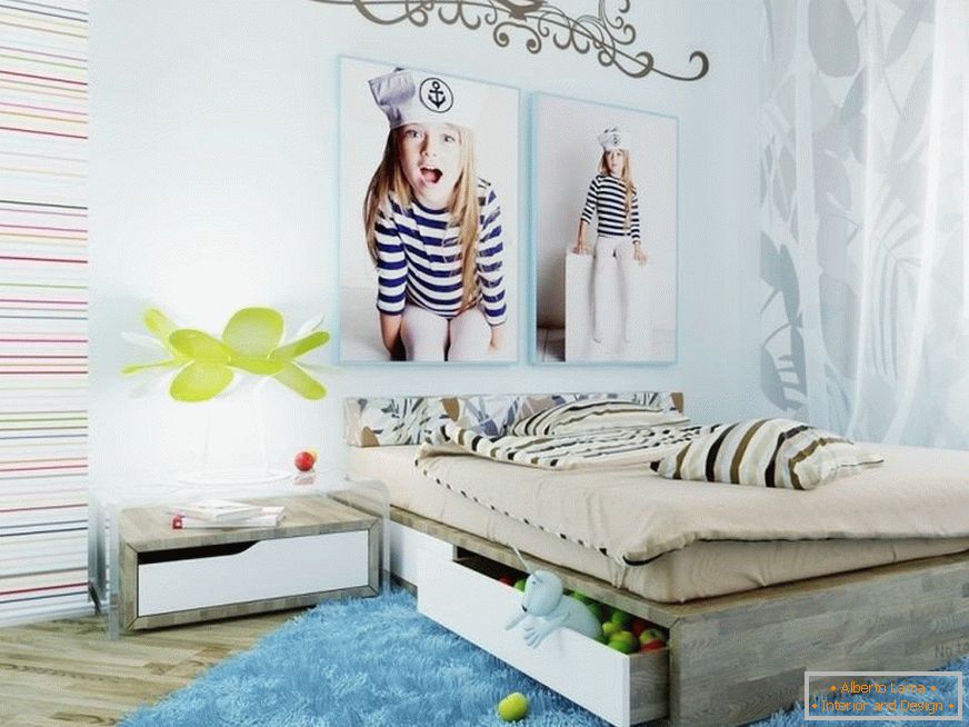 Beautiful bedroom for a girl