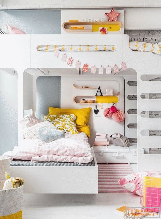Modern version of a bunk bed