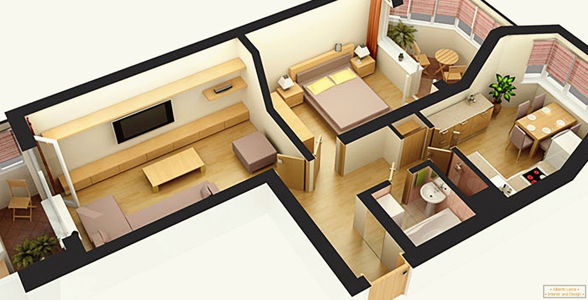 3D apartment project
