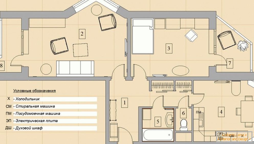 Two-room scheme