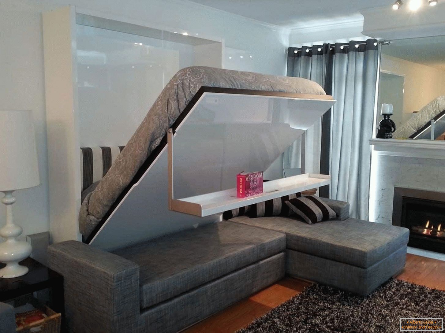Sofa bed, comfortable transformer for a combined living room and bedroom