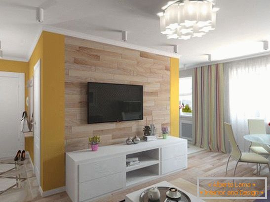 interior design of a two-room apartment, photo 2