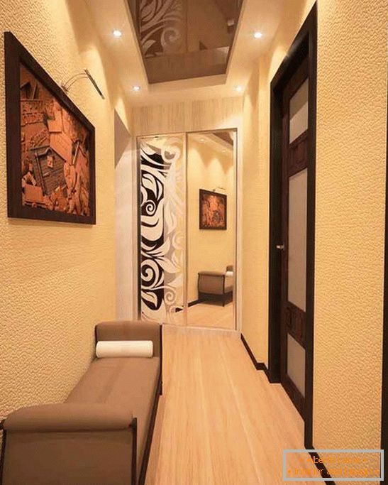 design of the hallway in the apartment, photo 11