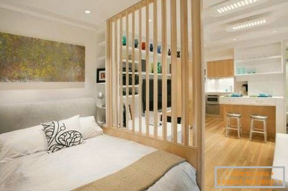 small one-room apartment interior design, photo 19