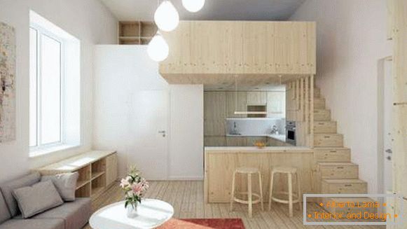 small studio apartment interior design, photo 27