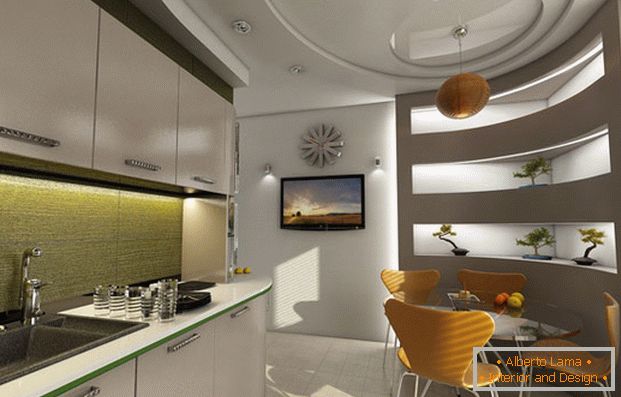 modern kitchen interior фото