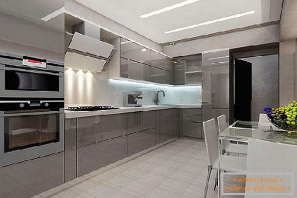 kitchen design in Khrushchev, photo 33