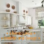 Kitchen in Provence style in the apartment