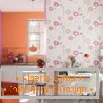 Kitchen design in bright colors