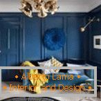 Blue in the design of rooms