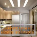 Ceiling lighting in the kitchen
