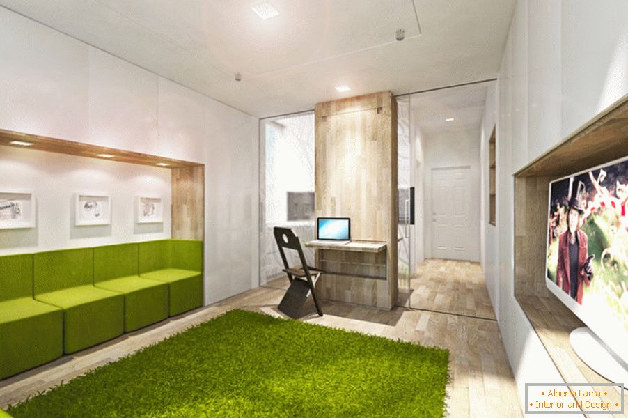 Apartment design transformer: living room