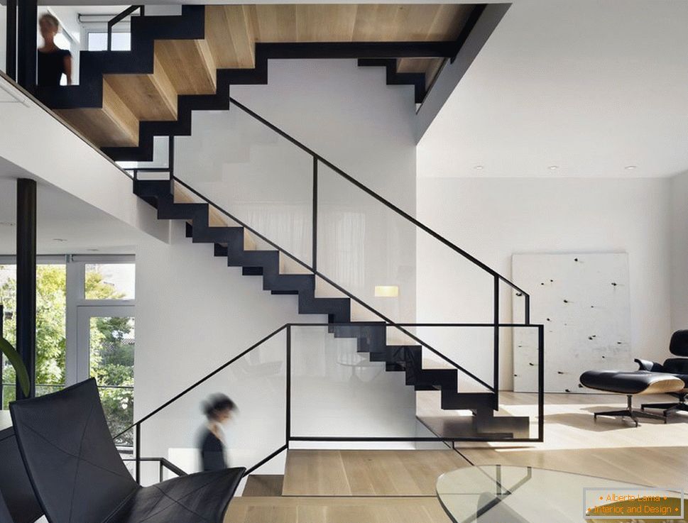 Modern staircase for the house