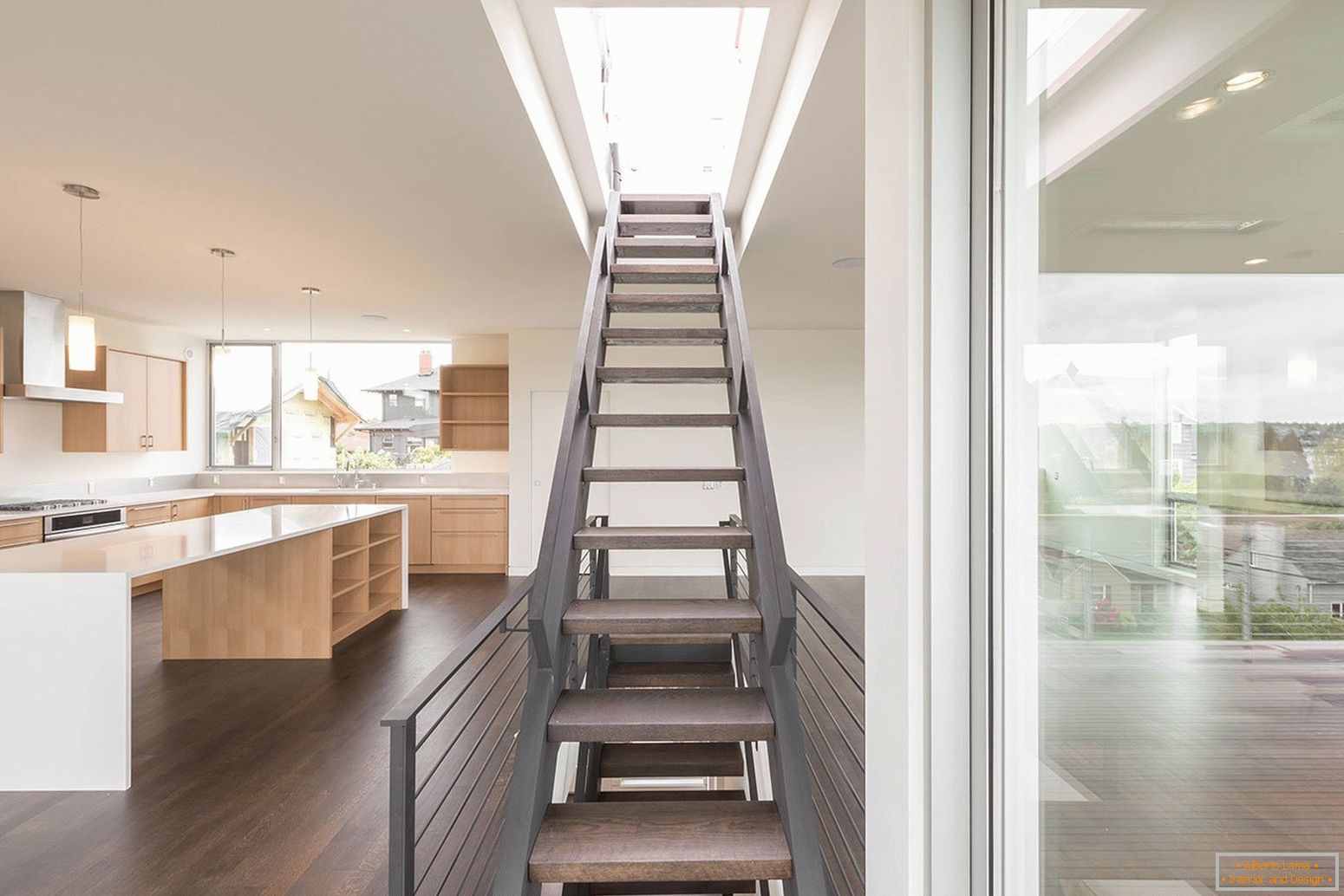 Stairs in loft style