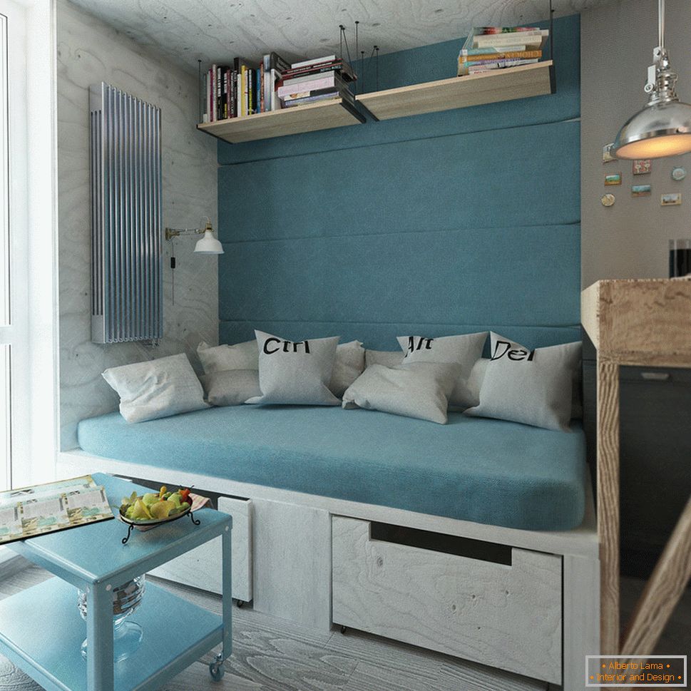 Turquoise in the design of the kitchen