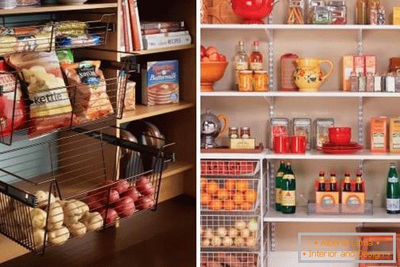 How can a pantry be organized? - photo