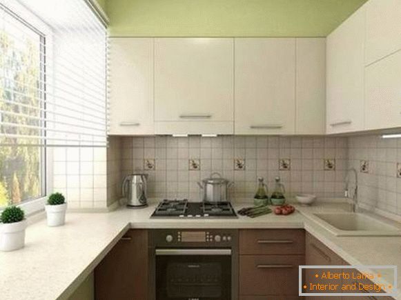 современный small kitchen design, photo 45