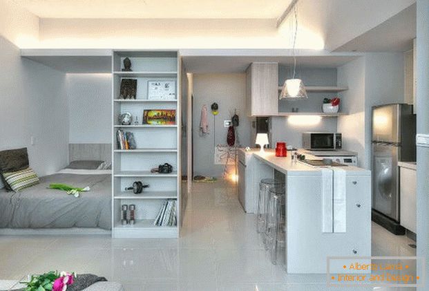 design of a small studio apartment 