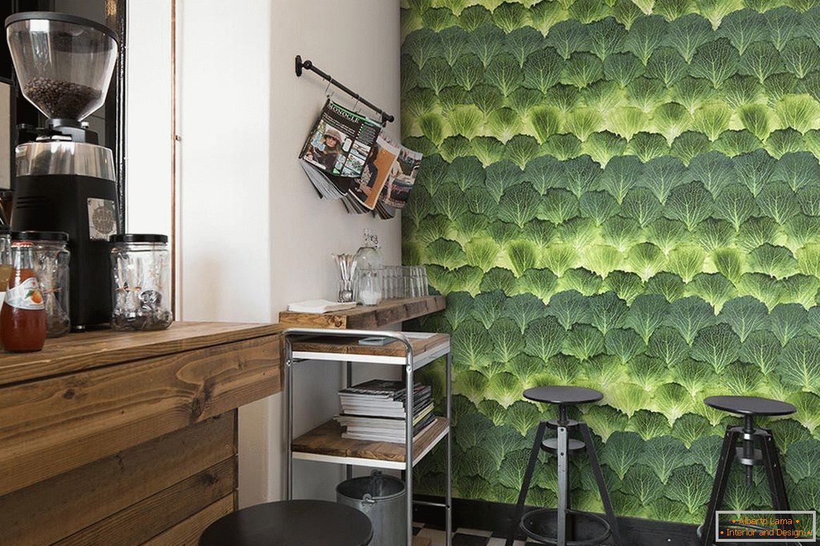 Cabbage leaf wallpaper
