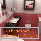 Two-color bathroom design