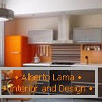 Kitchen set in a minimalist style