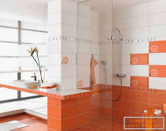 Design of tiles in the toilet, photo 21