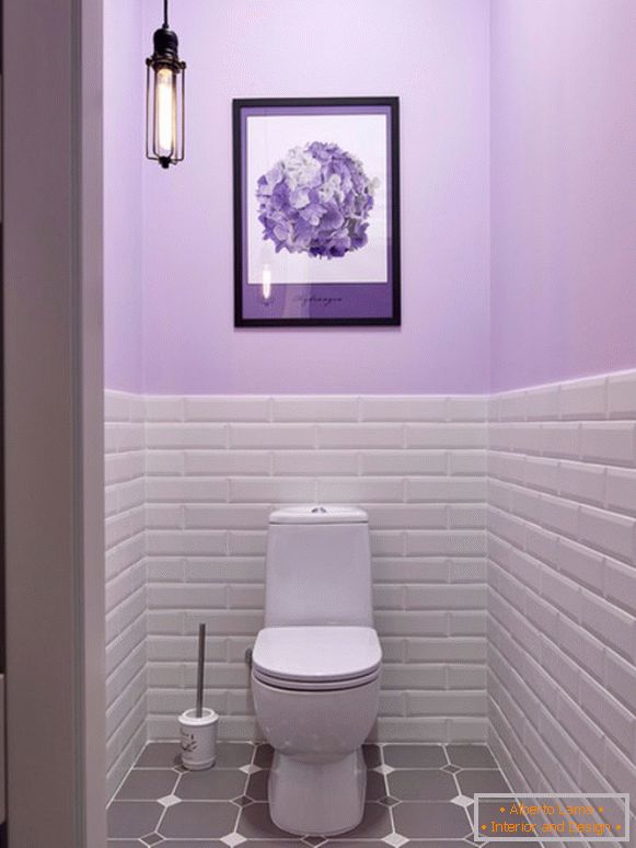 Tile in small toilet design photo 7