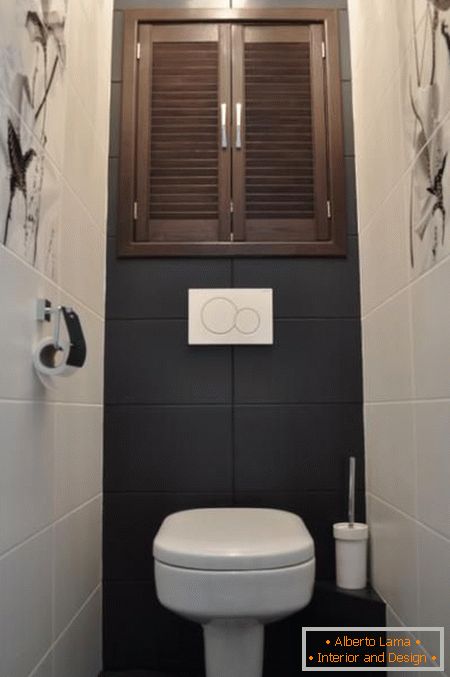 Tile in small toilet design photo 12