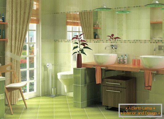 On photo 7: the design of the tile in the toilet