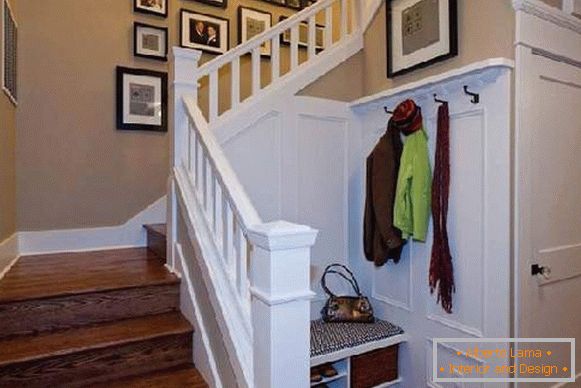 hallway in the house with stairs design photo, photo 37