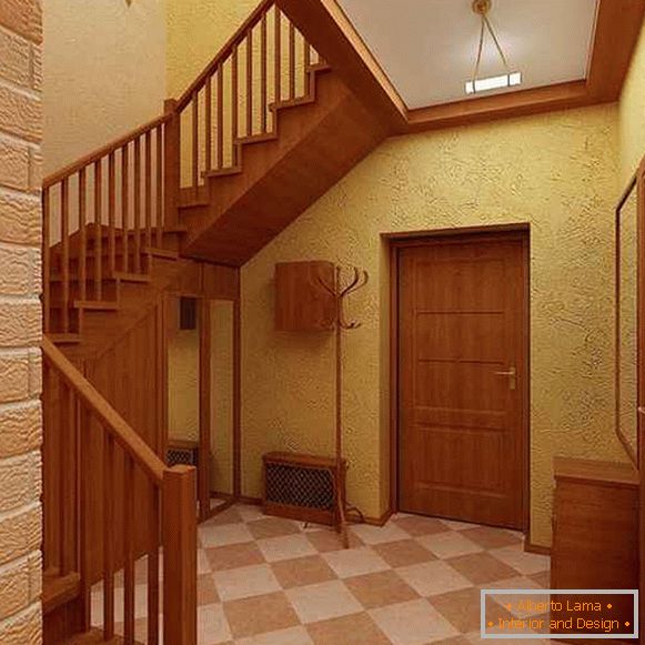 narrow entrance hall in a private house design photo, photo 68