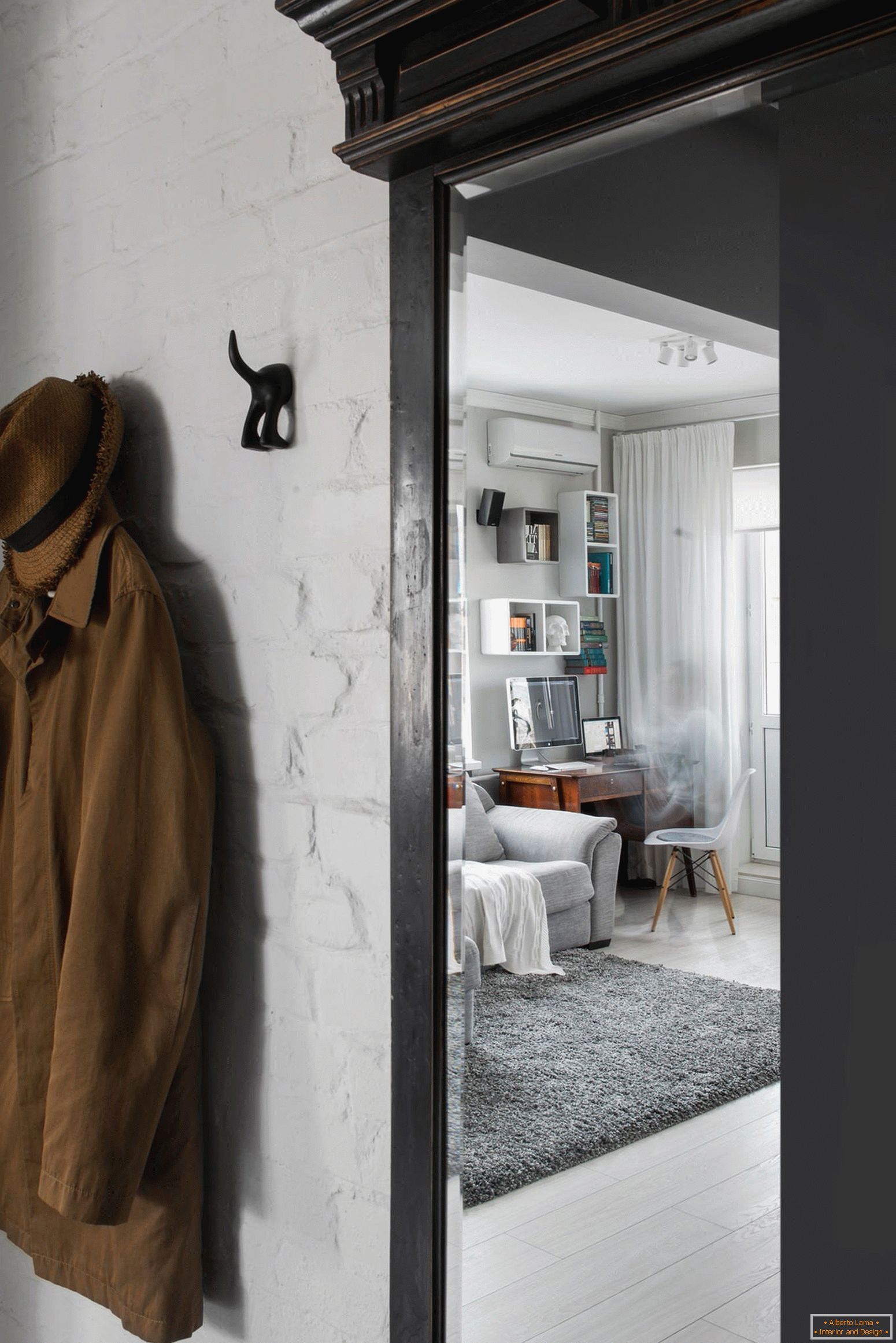 Loft style hallway design