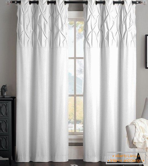 Curtains with a volume invoice