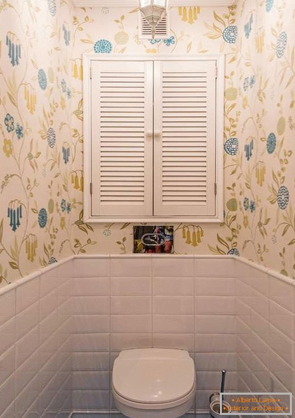 Toilet design with a closet - photo modern ideas 2017