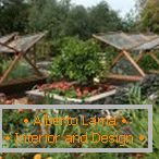 Greenhouses on the site