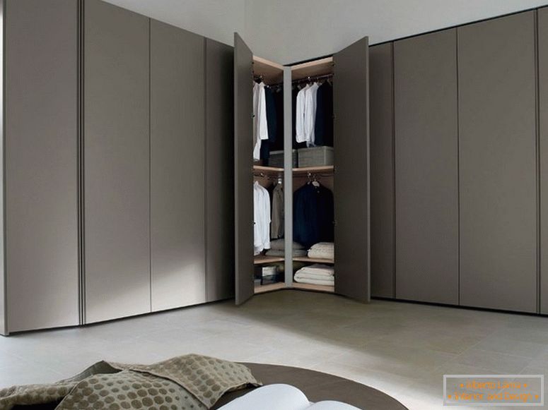 Spacious wardrobe in a private house