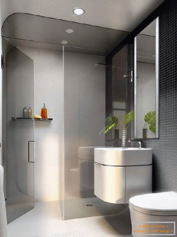 bathroom design combined with toilet, photo 12