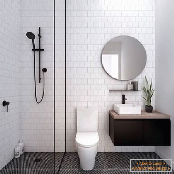 design of bathroom with toilet, photo 23