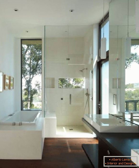 design of bathrooms, combined with a toilet photo, photo 28