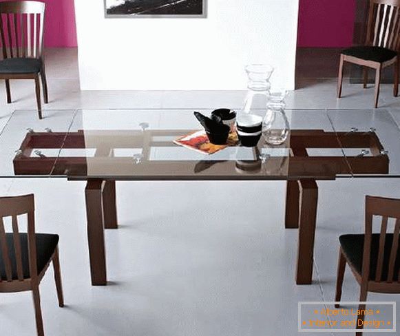 designer glass tables, photo 12