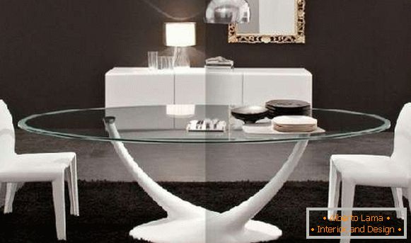 designer glass dining tables, photo 15