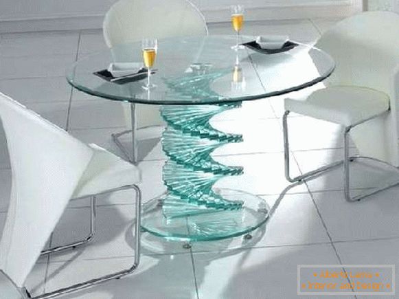design tables made of glass, photo 9