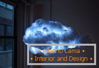 This interactive cloud-lamp will bring a thunderstorm to your house