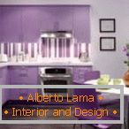 Light purple kitchen