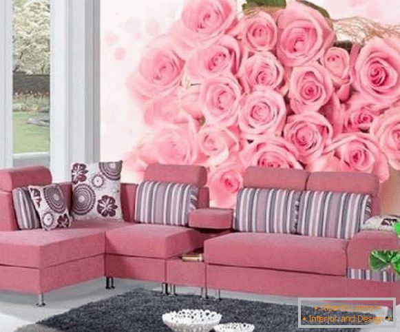 3d wall-paper for flowers, photo 15