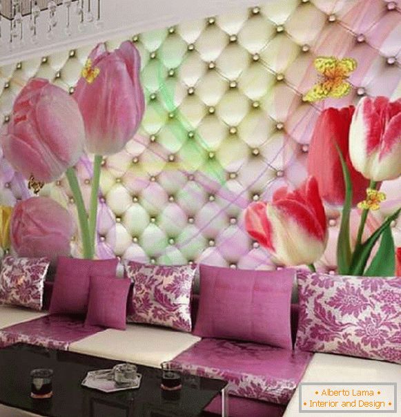3d wall-paper for flowers, photo 18